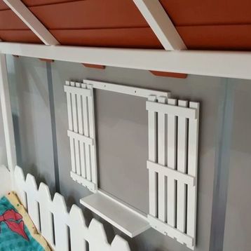 Nitelik Mobilya Ferri Lake Pencere Duvar Rafı