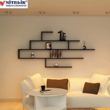 Nitelik Mobilya Line Mdf Kitaplık Raf