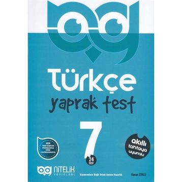 Nitelik Yayınları 7. Sınıf Türkçe Yaprak Test