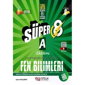 Nitelik Yayınları 8. Sınıf Fen Bilimleri A Soru Bankası