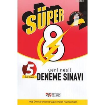 Nitelik Yayınları 8. Sınıf Süper 5 Deneme Sınavı