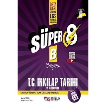 Nitelik Yayınları 8. Sınıf Süper İnkılap Tarihi B Soru Bankası