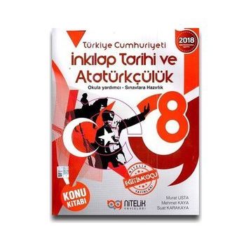 Nitelik Yayınları 8. Sınıf T.C. İnkılap Tarihi Ve Atatürkçülük Okula Yardımcı Konu Kitabı