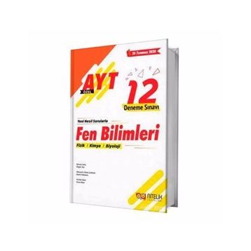 Nitelik Yayınları AYT Fen Bilimleri Özel 12 Deneme Sınavı