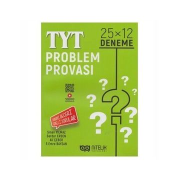Nitelik Yayınları Tyt Problem Provası 25x12 Deneme