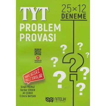 Nitelik Yayınları Tyt Problem Provası 25x12 Deneme