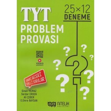Nitelik Yayınları Tyt Problem Provası 25x12 Deneme