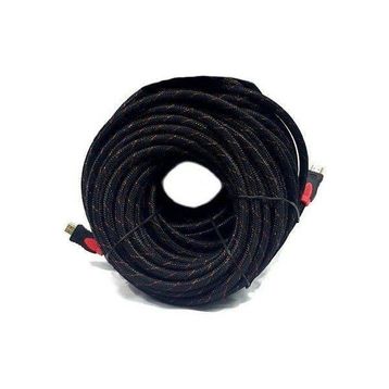 Nivatech Çelik Örgülü Full HD 10 m HDMI Kablo