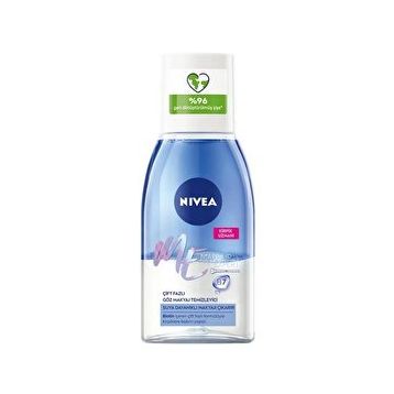 Nivea 125 ml Çift Fazlı Göz Makyaj Temizleyicisi