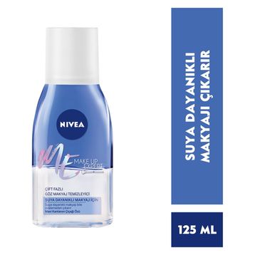 Nivea 125 ml Çift Fazlı Göz Makyaj Temizleyicisi