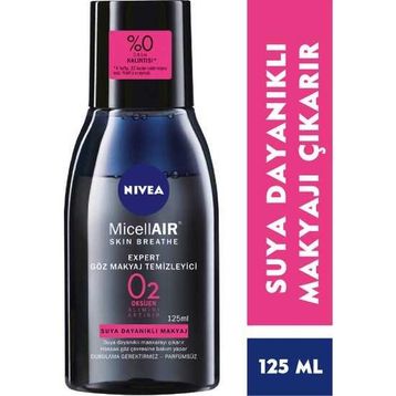 Nivea 125 ml Micellair Expert Çift Bazlı Göz & Makyaj Temizleyici