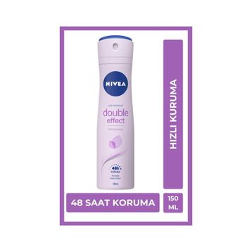 Nivea 150 ml Double Effect 48 Saat Koruma Kadın Sprey Deodorant