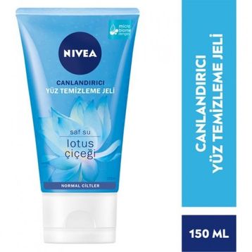 Nivea 150 ml Saf Su ve Lotus Çiçeği ile Etkili Canlandırıcı Yüz Temizleme Jeli
