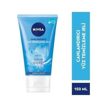 Nivea 150 ml Saf Su ve Lotus Çiçeği ile Etkili Canlandırıcı Yüz Temizleme Jeli