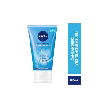 Nivea 150 ml Saf Su ve Lotus Çiçeği ile Etkili Canlandırıcı Yüz Temizleme Jeli