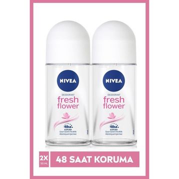 Nivea 2x50 ml Fresh Flower Kadın Deodorant Roll-On