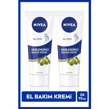 Nivea 2x75 ml Zeytinyağlı Nemlendirici El Bakım Kremi