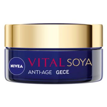 Nivea 50 ml Vital Soya Yaşlanma Karşıtı Gece Kremi