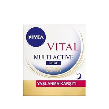 Nivea 50 ml Vital Soya Yaşlanma Karşıtı Gece Kremi