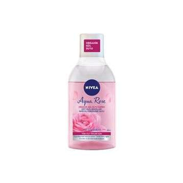 Nivea Aqua Rose 400 ml Çift Fazlı Micellar Makyaj Temizleme Suyu