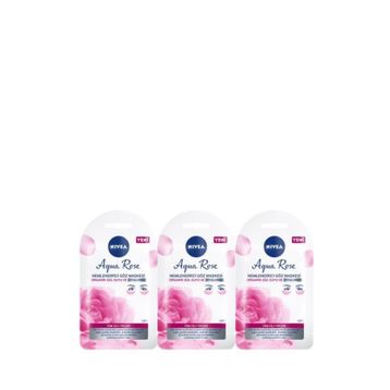Nivea Aqua Rose Nemlendirici 3'lü Göz Maskesi