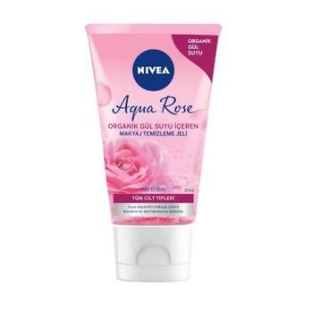 Nivea Aqua Rose Organik 150 ml Gül Suyu İçeren Makyaj Temizleme Jeli