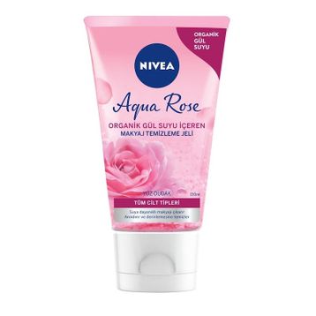 Nivea Aqua Rose Organik 150 ml Gül Suyu İçeren Makyaj Temizleme Jeli