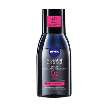 Nivea Bakım Yapan Çift Fazlı Hassas Göz Çevresi İçin 125 ml Göz Makyaj Temizleyici