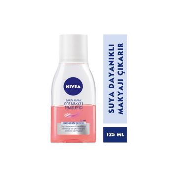 Nivea Bakım Yapan Çift Fazlı Hassas Göz Çevresi İçin 125 ml Göz Makyaj Temizleyici