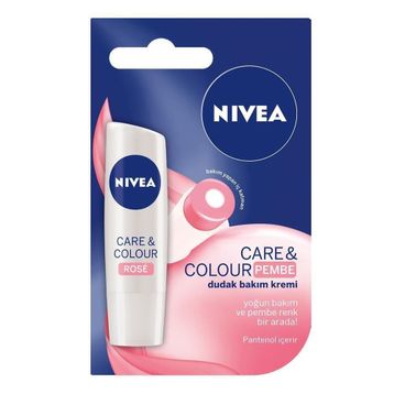 Nivea Bakımlı Renkli Pembe 4.8 gr Dudak Bakım Kremi