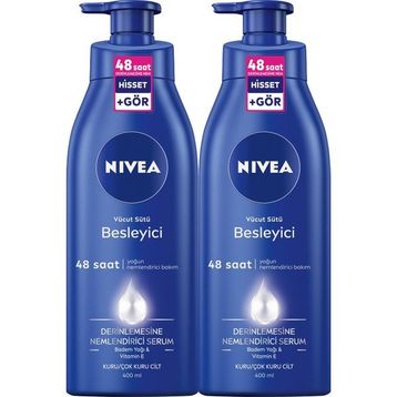 Nivea Besleyici 2x400 ml Vücut Sütü