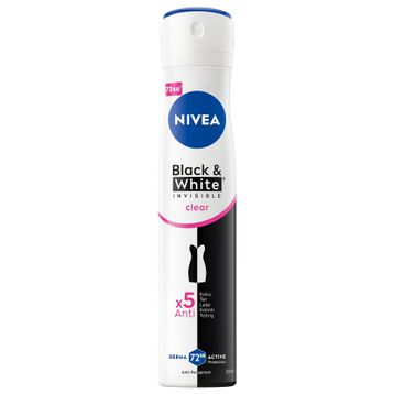 Nivea Black and White Invisible Clear 200 ml Kadın Sprey Deodorant