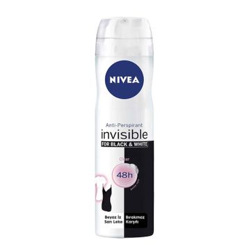 Nivea Black White Clear 150 ml Kadın Sprey Deodorant