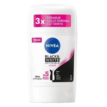 Nivea Black Whıte Clear 50 ml Bayan Roll-On
