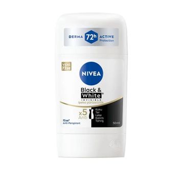 Nivea Black White Invisible İpeksi Pürüzsüzlük 2x 50 ml Kadın Stick Deodorant