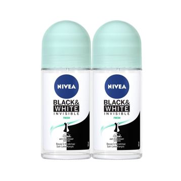 Nivea Black White Invısıble Pure 50 ml Erkek Roll On