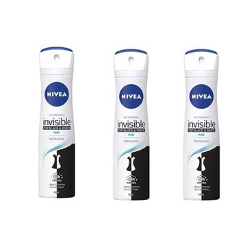Nivea Black White Pure Roll-On 50 ml Kadın Deodorant