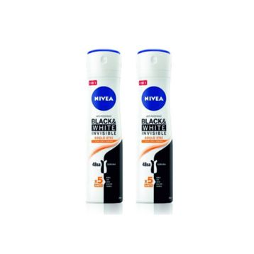 Nivea Black&White Invisible 2x150 ml Kadın Deodorant