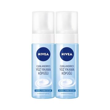 Nivea Canlandırıcı Normal Ciltler 2x150 ml Yüz Yıkama Köpüğü