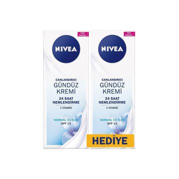 Nivea Canlandırıcı SPF15 2x50 ml Gündüz Kremi