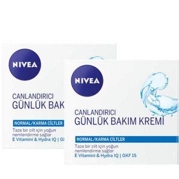 Nivea Canlandırıcı SPF15 2x50 ml Gündüz Kremi