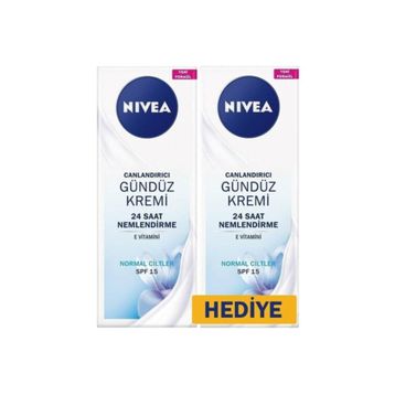 Nivea Canlandırıcı SPF15 2x50 ml Gündüz Kremi