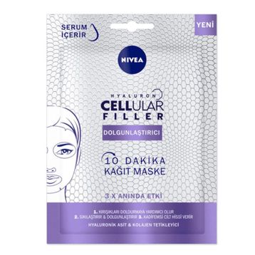 Nivea Celluar Filler Dolgunlaştırıcı 10 Dakika Kağıt Maske