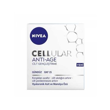 Nivea Cellular Expert Filler 50 ml SPF15 Hyaluronik Asit Yoğun Yaşlanma Karşıtı Gündüz Bakım Yüz Kremi