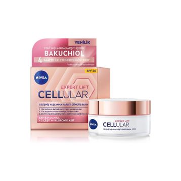 Nivea Cellular Expert Lift Doğal Retinol 50 ml Alternatifi Saf Bakuchiol ve Hyaluronik Asit İçeren Gece Kremi