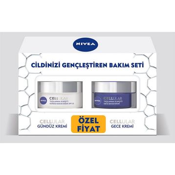 Nivea Cellular Gündüz Kremi 50 ml- 50 ml Gece Kremi
