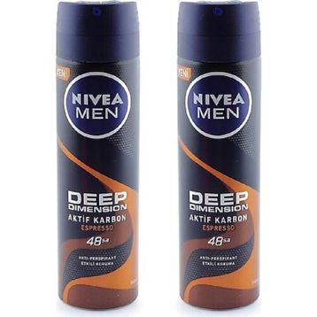 Nivea Deep Dimension Aktif Karbon Amazonia 2x150 Ml Deodorant