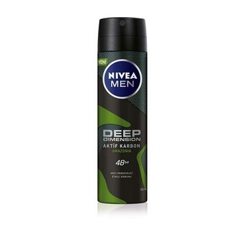 Nivea Deep Dimension Amazonia 5x150 ml Erkek Sprey Deodorant