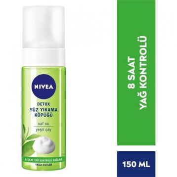 Nivea Detox Yağlı Ciltler 150 ml Yüz Temizleyici Yıkama Köpüğü