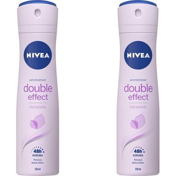 Nivea Double Effect 2x150 ml Kadın Deodorant